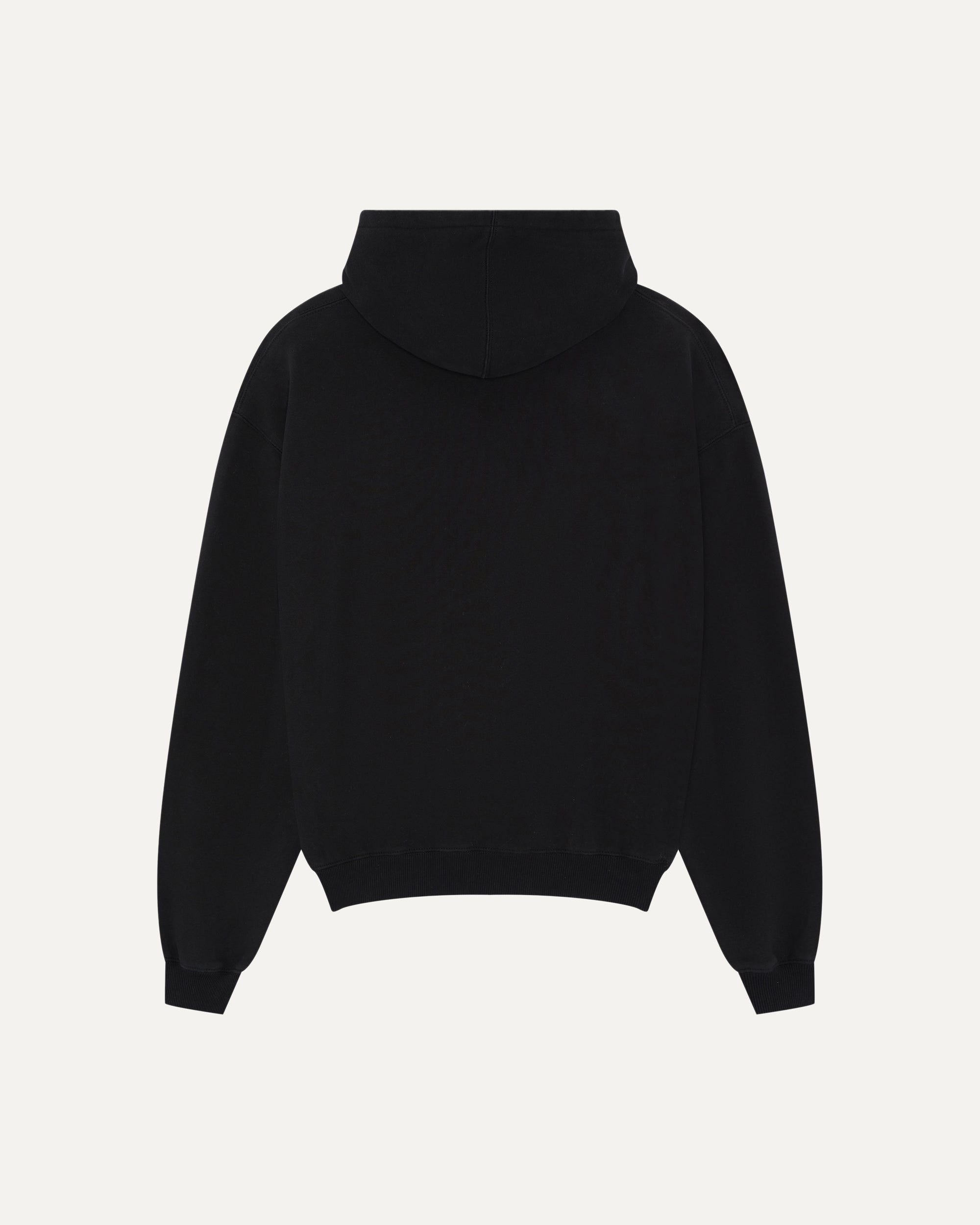 Plain black shop rassurant hoodie